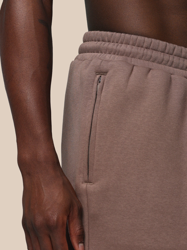 Men's Adapt Cotton Fleece Shorts - Deep Taupe
