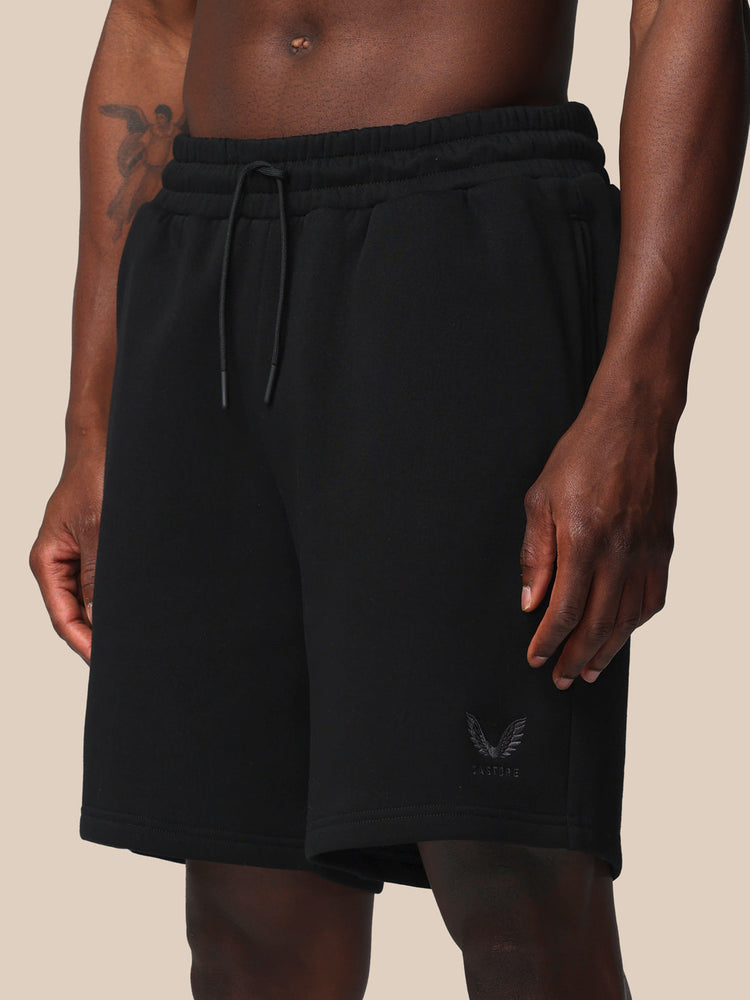 Men's Adapt Cotton Fleece Shorts - Black