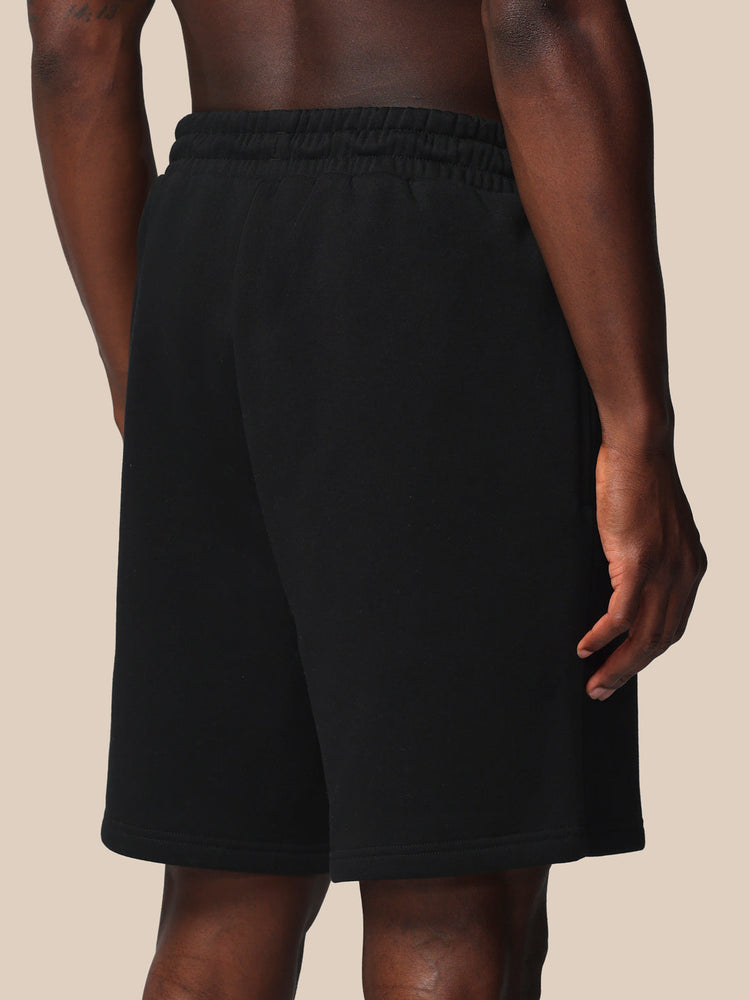 Men's Adapt Cotton Fleece Shorts - Black