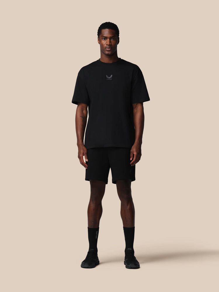 Men's Adapt Cotton Fleece Shorts - Black