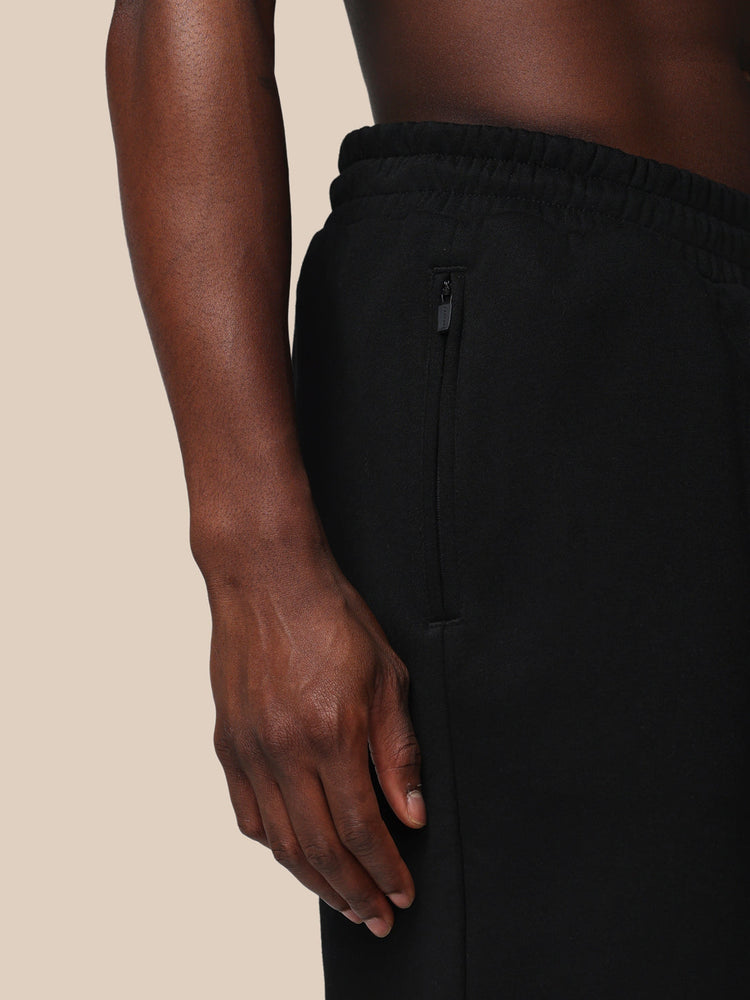 Men's Adapt Cotton Fleece Shorts - Black