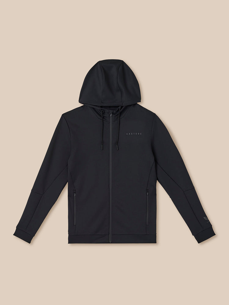 Men's Flex Long Sleeve Full Zip Hoodie - Black
