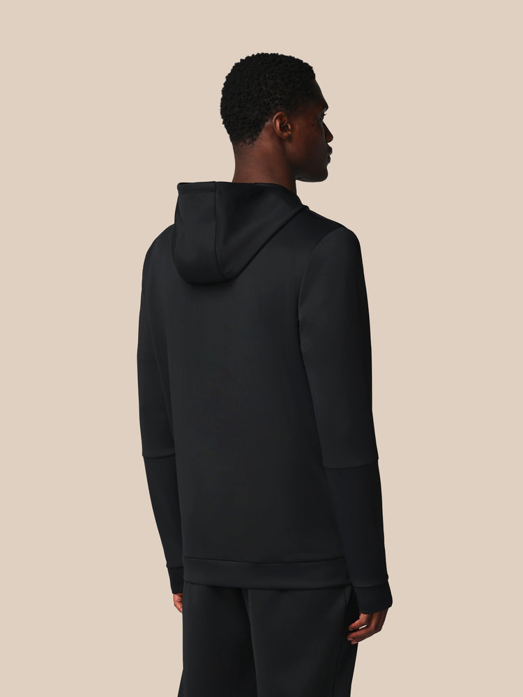 Men's Flex Long Sleeve Full Zip Hoodie - Black