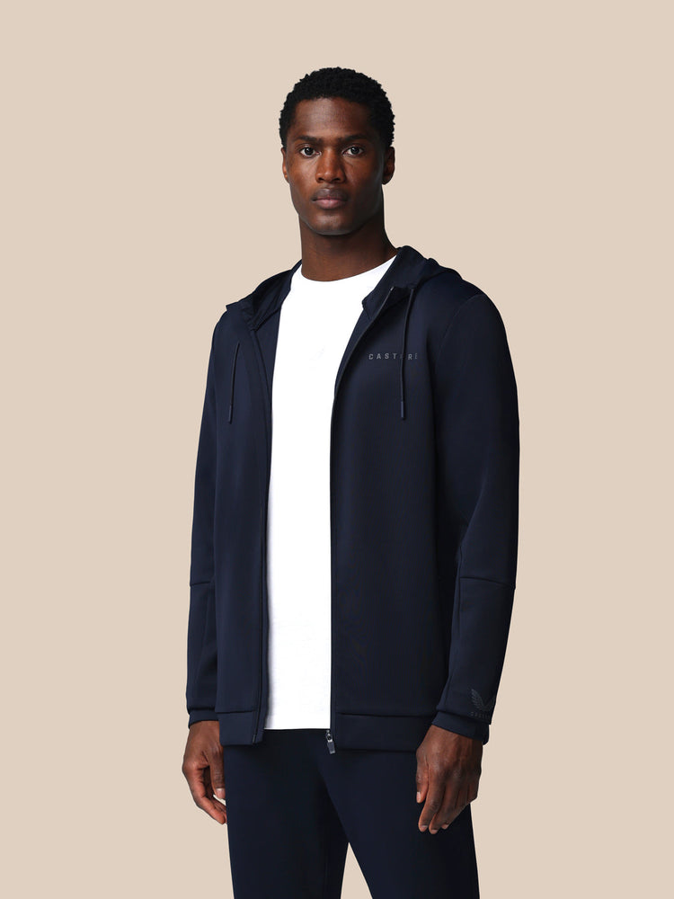 Men's Flex Long Sleeve Full Zip Hoodie - Navy