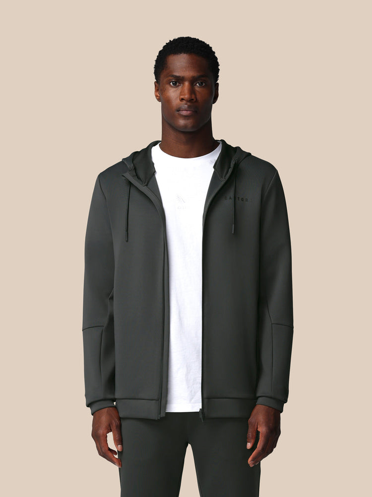 Men's Flex Long Sleeve Full Zip Hoodie - Gunmetal