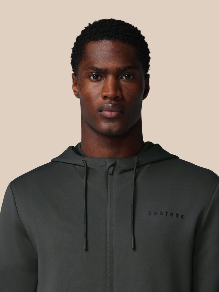 Men's Flex Long Sleeve Full Zip Hoodie - Gunmetal