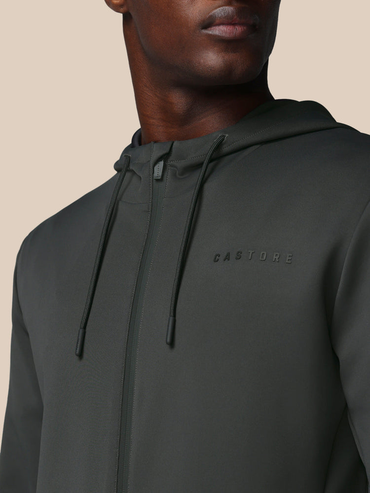 Men's Flex Long Sleeve Full Zip Hoodie - Gunmetal