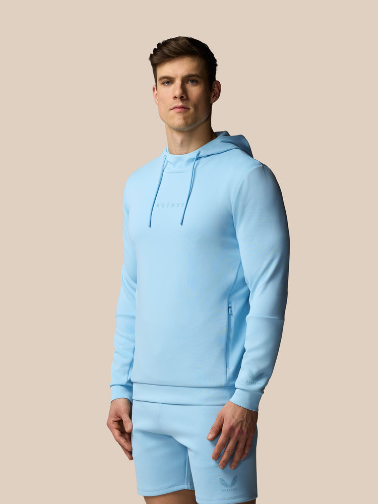 Men's Flex Long Sleeve Hoodie - Sky Blue