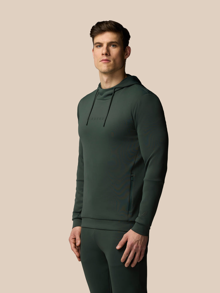 Men's Flex Long Sleeve Hoodie - Dark Green