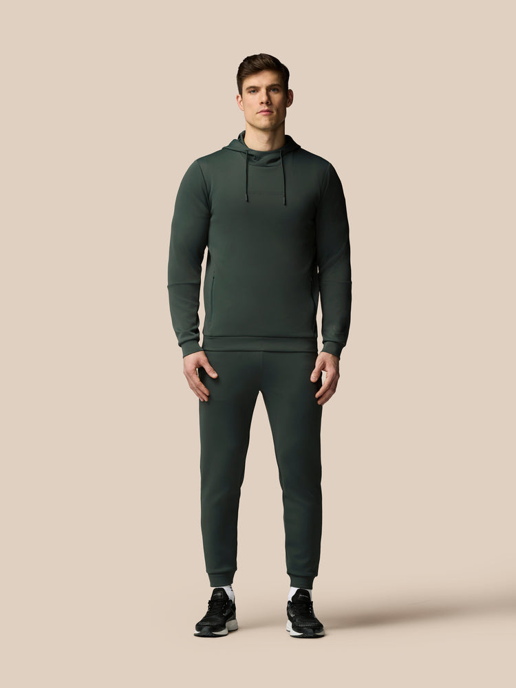 Men's Flex Long Sleeve Hoodie - Dark Green