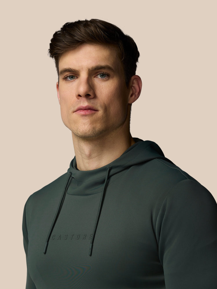 Men's Flex Long Sleeve Hoodie - Dark Green