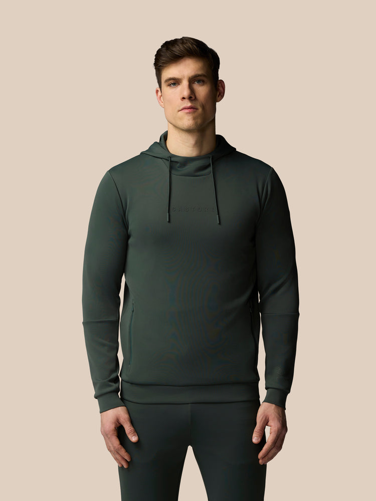Men's Flex Long Sleeve Hoodie - Dark Green