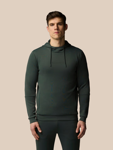 Men's Flex Long Sleeve Hoodie - Dark Green