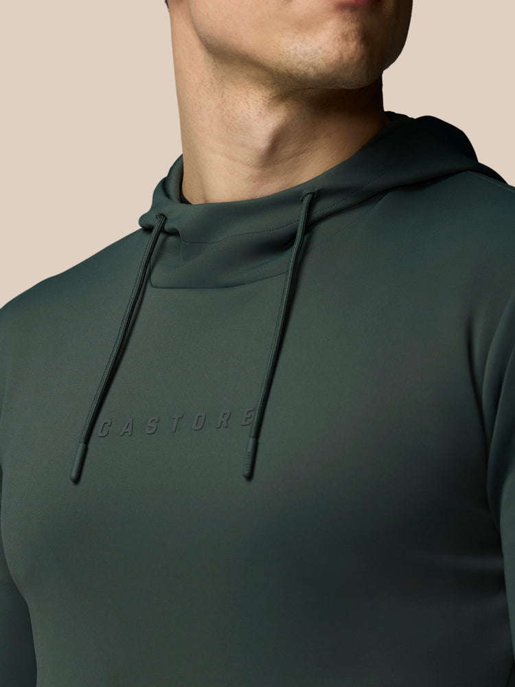 Men's Flex Long Sleeve Hoodie - Dark Green