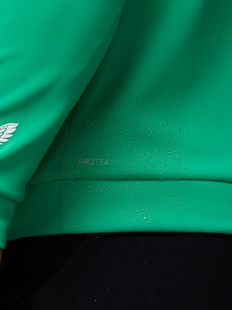 Men's Flex Long Sleeve Quarter Zip Sweatshirt - Jade Green
