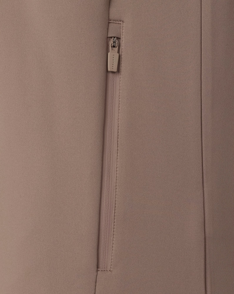 Men's Flex Long Sleeve Quarter Zip Sweatshirt - Deep Taupe