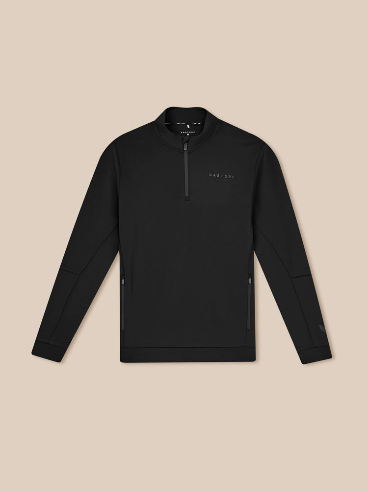 Men's Flex Long Sleeve Quarter Zip Sweatshirt - Black