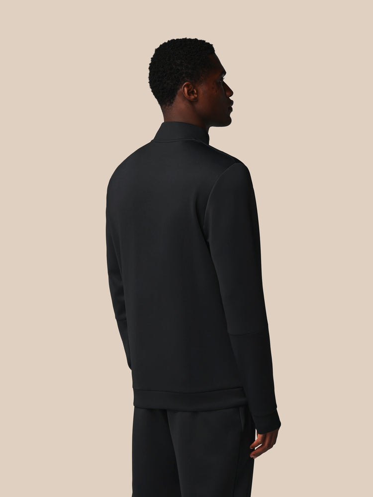 Men's Flex Long Sleeve Quarter Zip Sweatshirt - Black