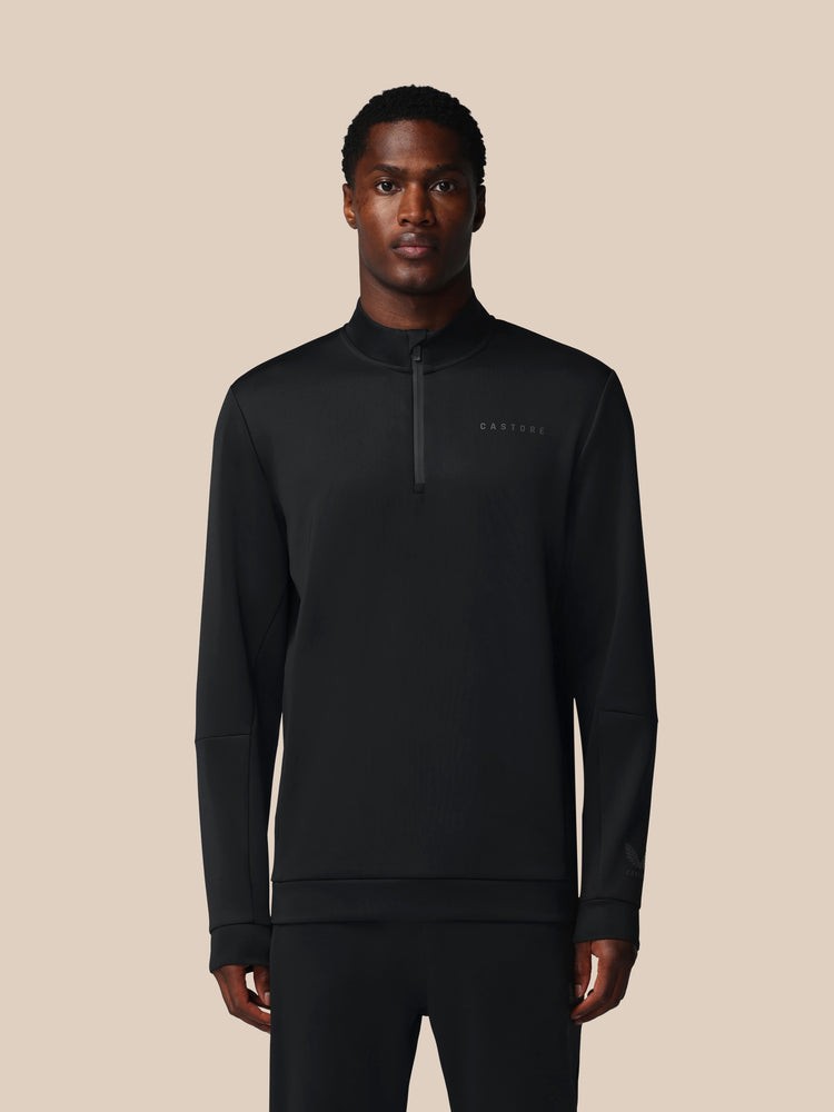 Men's Flex Long Sleeve Quarter Zip Sweatshirt - Black