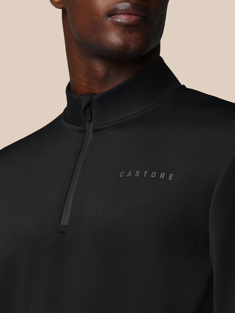 Men's Flex Long Sleeve Quarter Zip Sweatshirt - Black