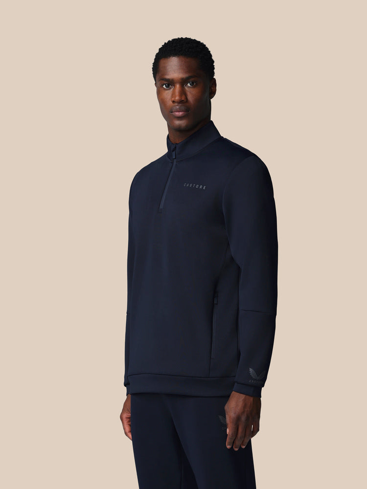 Men's Flex Long Sleeve Quarter Zip Sweatshirt - Navy