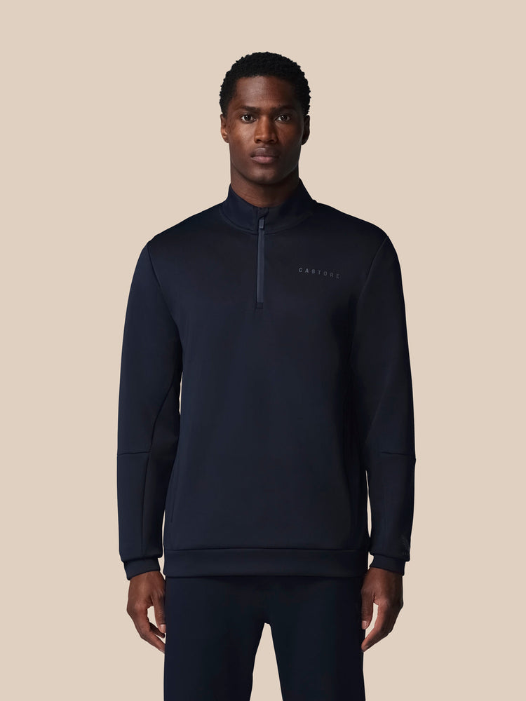 Men's Flex Long Sleeve Quarter Zip Sweatshirt - Navy