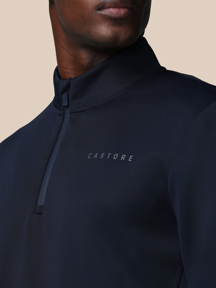 Men's Flex Long Sleeve Quarter Zip Sweatshirt - Navy