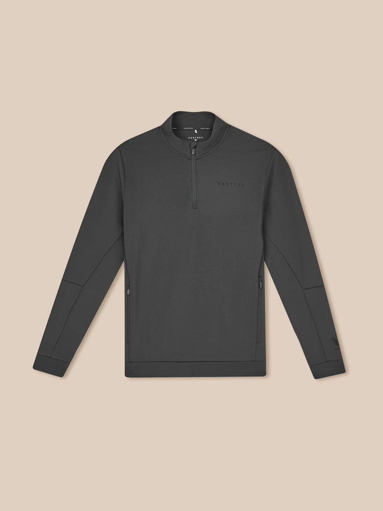 Men's Flex Long Sleeve Quarter Zip Sweatshirt - Gunmetal