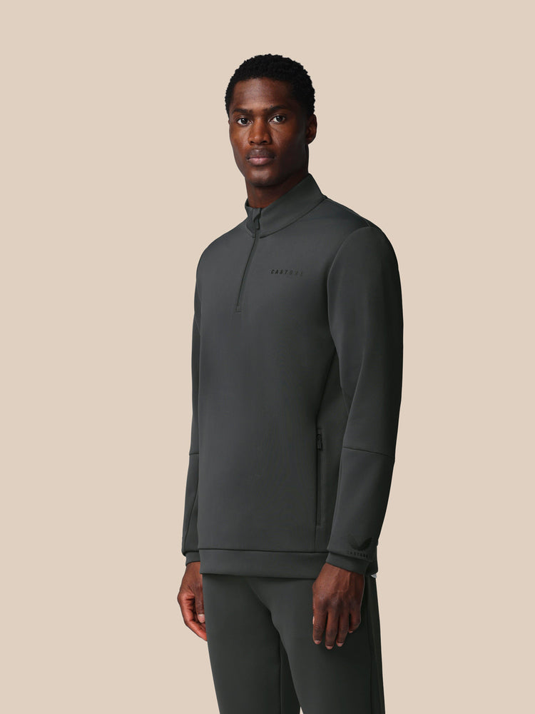 Men's Flex Long Sleeve Quarter Zip Sweatshirt - Gunmetal