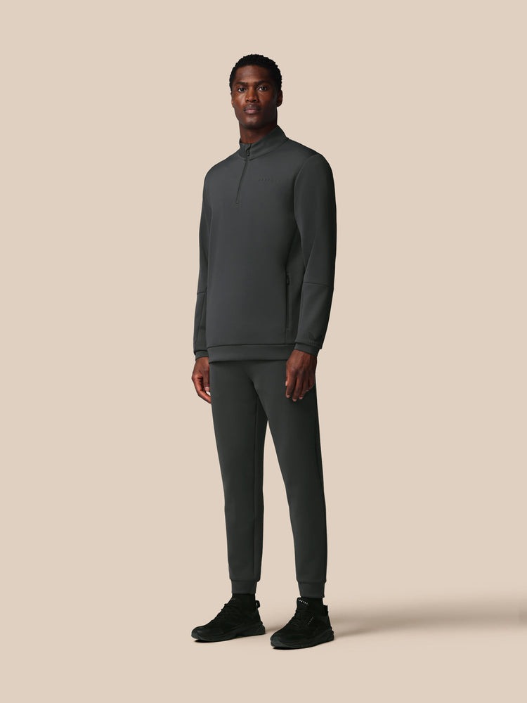 Men's Flex Long Sleeve Quarter Zip Sweatshirt - Gunmetal