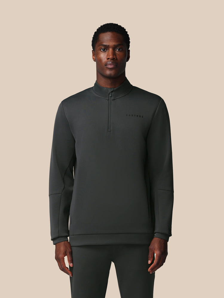 Men's Flex Long Sleeve Quarter Zip Sweatshirt - Gunmetal