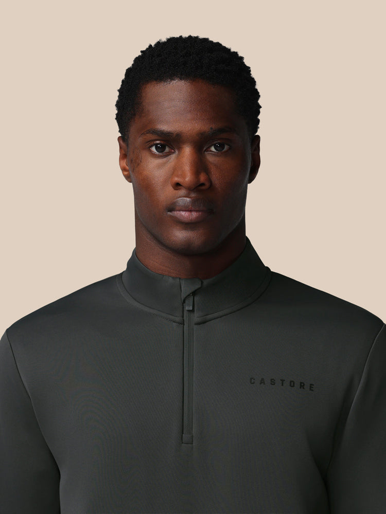 Men's Flex Long Sleeve Quarter Zip Sweatshirt - Gunmetal