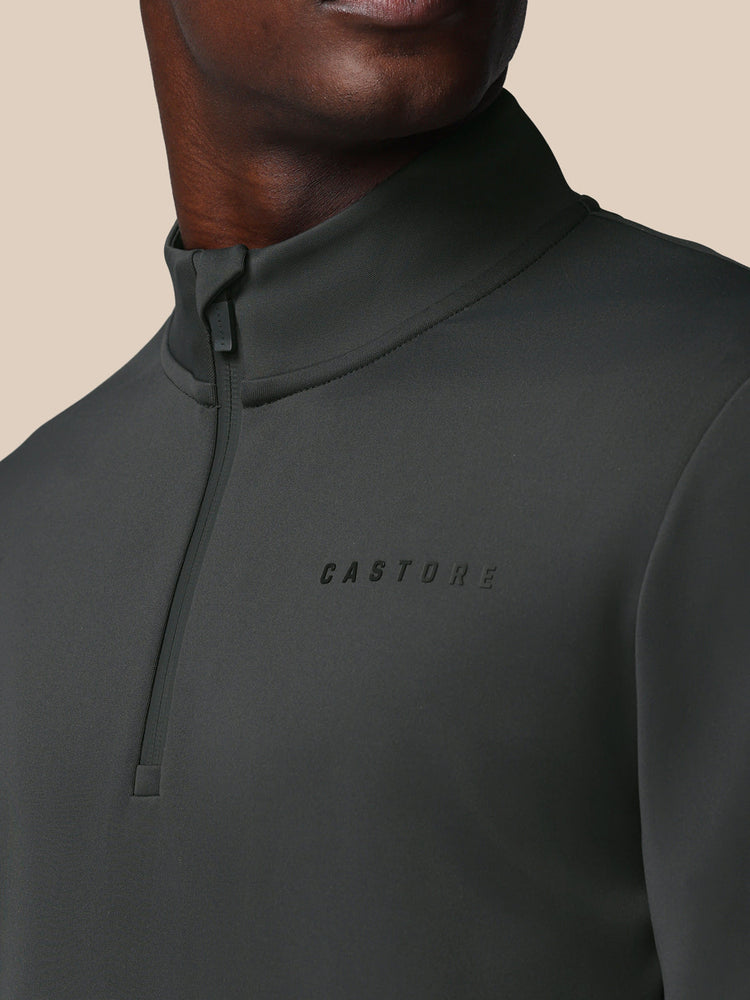 Men's Flex Long Sleeve Quarter Zip Sweatshirt - Gunmetal