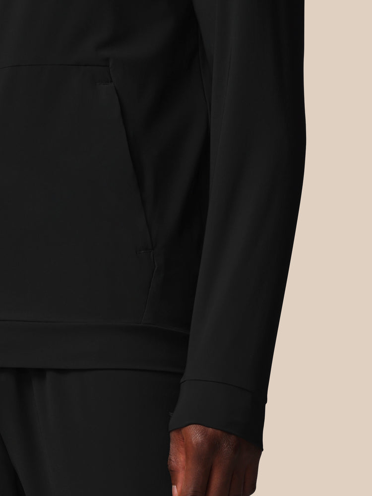 Men's Flex Long Sleeve Tech Training Jacket - Black
