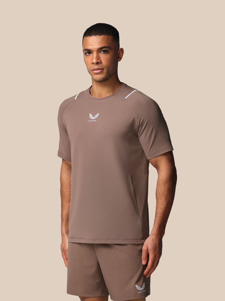 Men's Apex Training T-Shirt - Deep Taupe