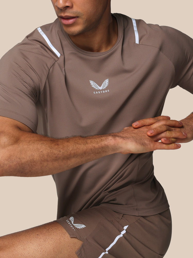 Men's Apex Training T-Shirt - Deep Taupe