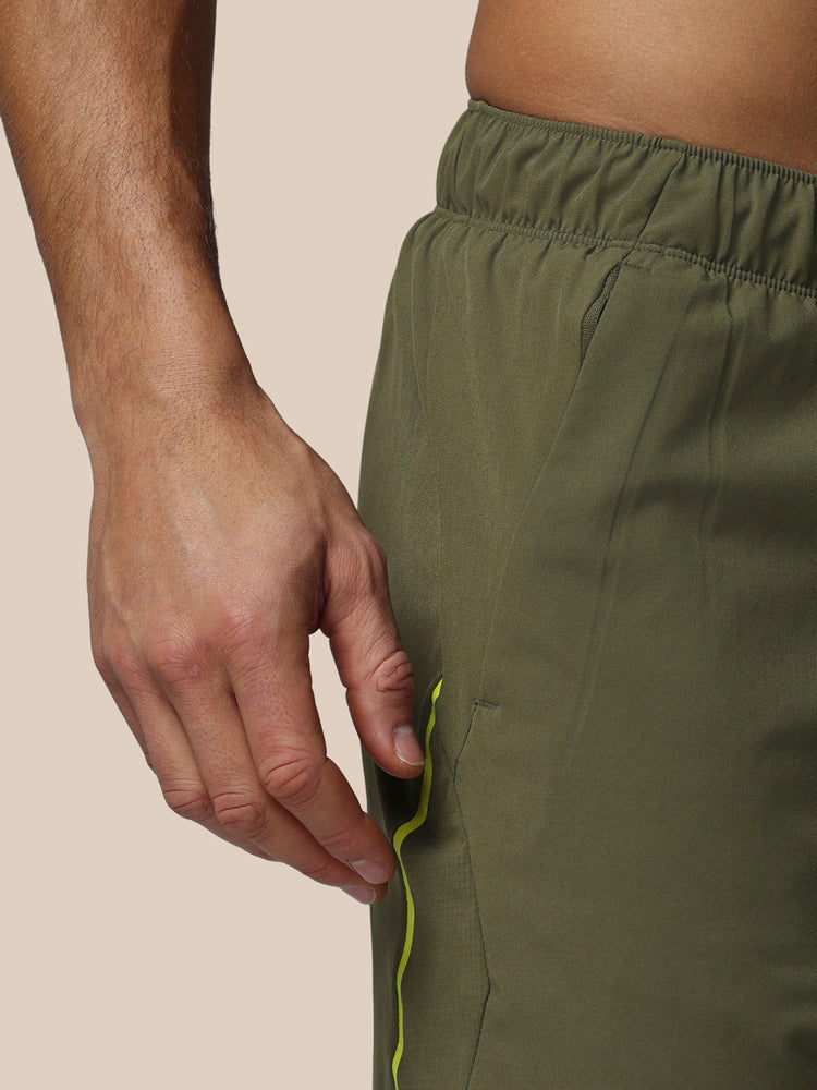 Men's Apex 6" Shorts w/ Inner Brief - Ivy Green