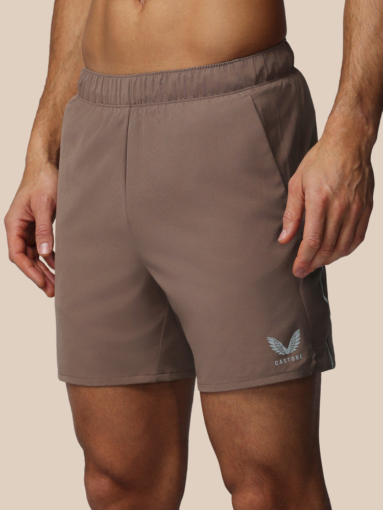 Men's Apex 6" Shorts w/ Inner Brief - Deep Taupe