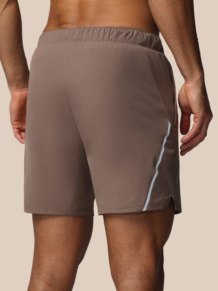 Men's Apex 6" Shorts w/ Inner Brief - Deep Taupe