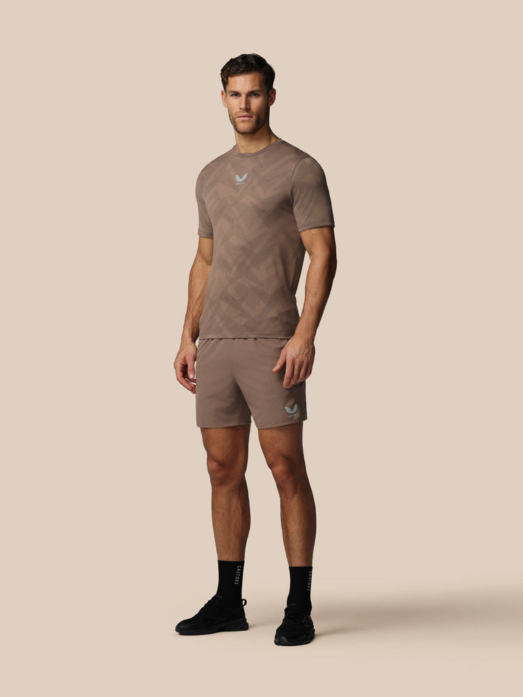 Men's Apex 6" Shorts w/ Inner Brief - Deep Taupe