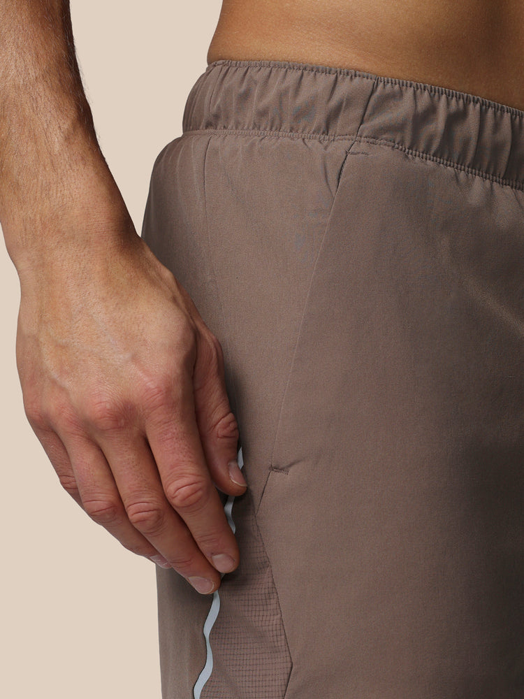 Men's Apex 6" Shorts w/ Inner Brief - Deep Taupe