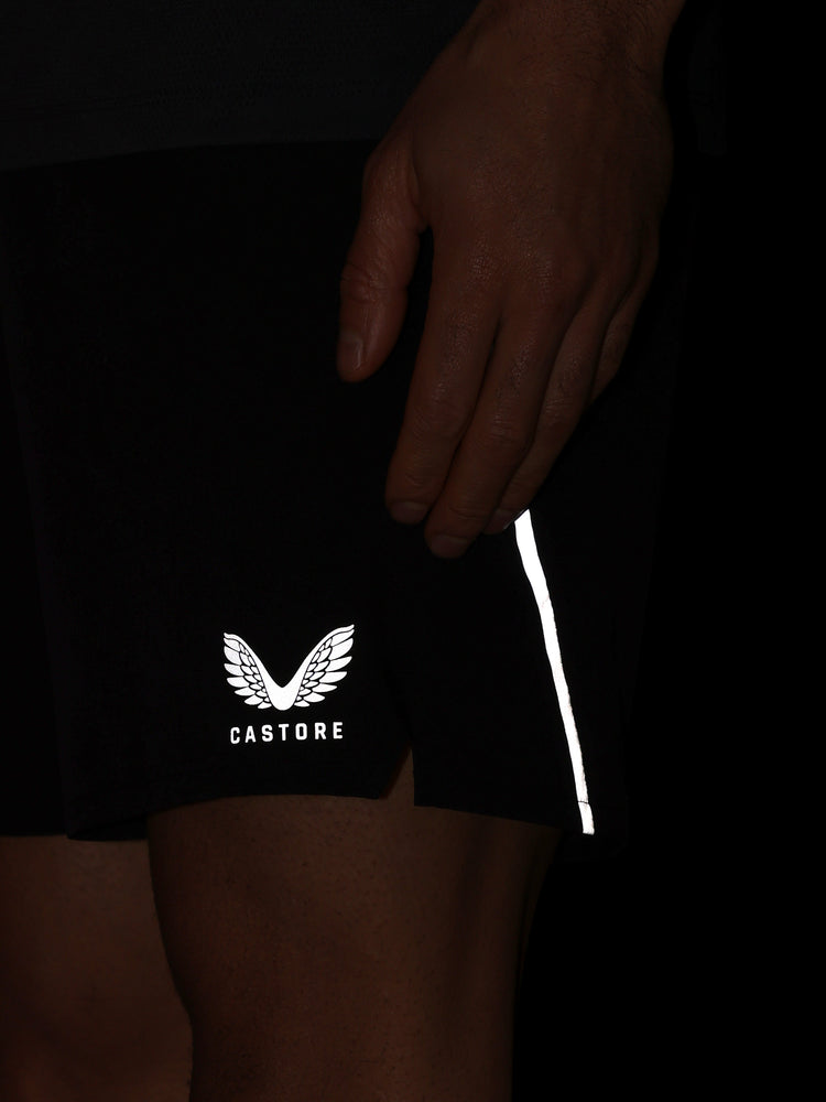 Men's Apex 6" Shorts w/ Inner Brief - Black