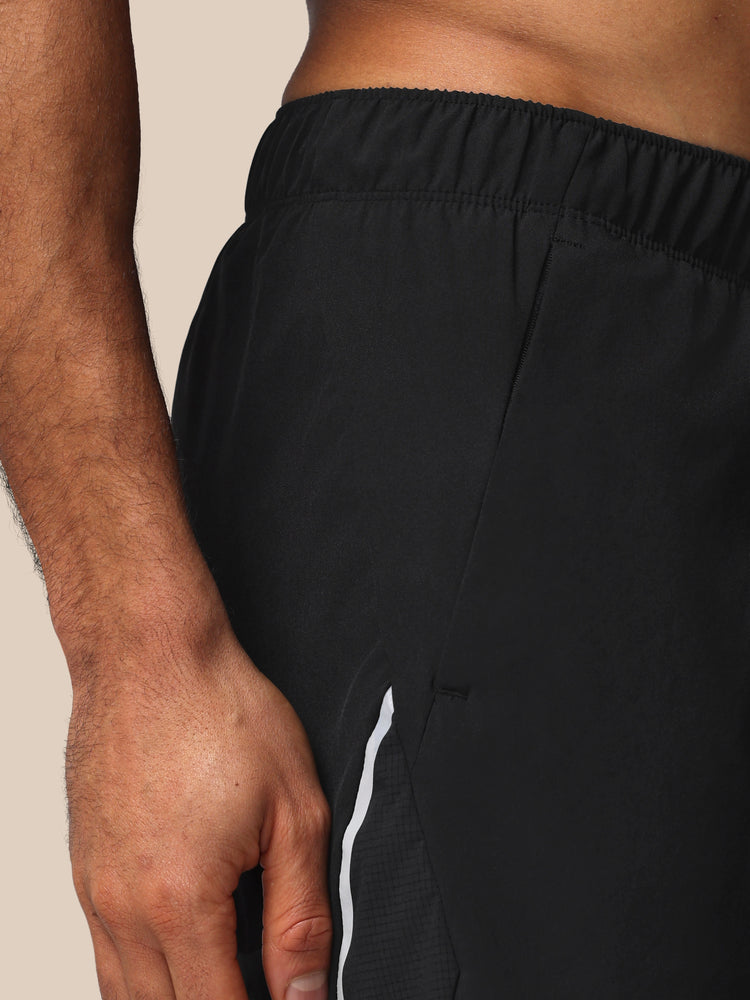Men's Apex 6" Shorts w/ Inner Brief - Black