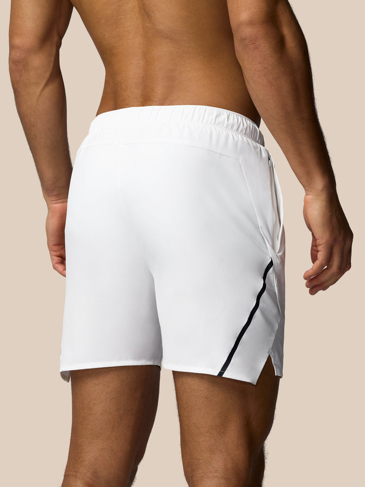 Men's Apex 6" Shorts w/ Inner Brief - White