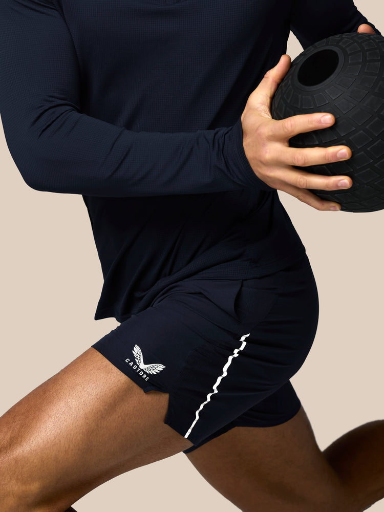 Men's Apex 6" Shorts w/ Inner Brief - Navy
