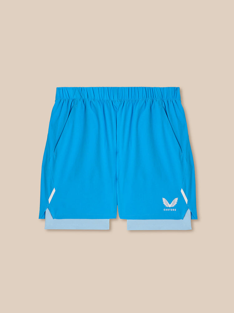Men's Apex 2-in-1 Woven Short - Blue