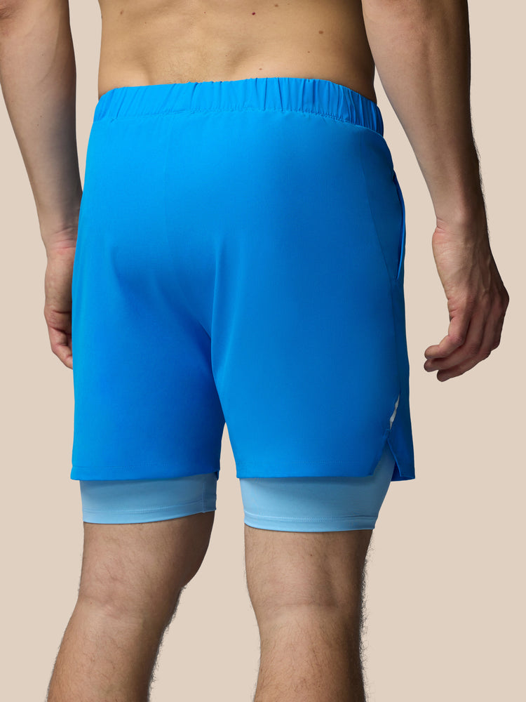 Men's Apex 2-in-1 Woven Short - Blue