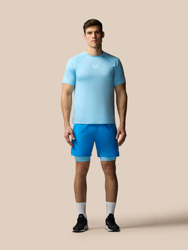 Men's Apex 2-in-1 Woven Short - Blue