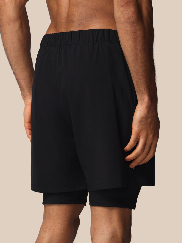 Men's Apex 2-in-1 Woven Short -Black