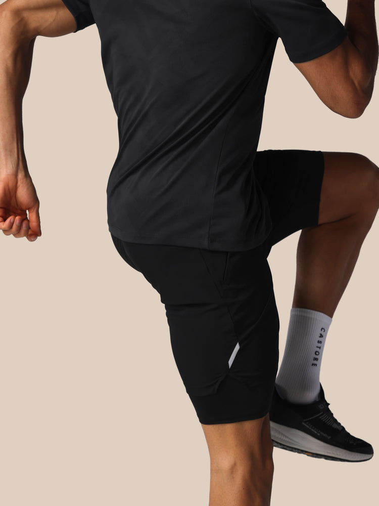 Men's Apex 2-in-1 Woven Short -Black
